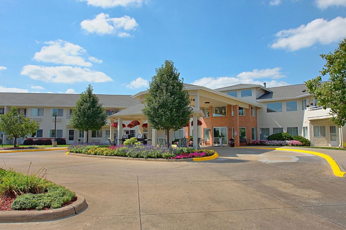 Exterior view of the Walden Place Senior Living facility