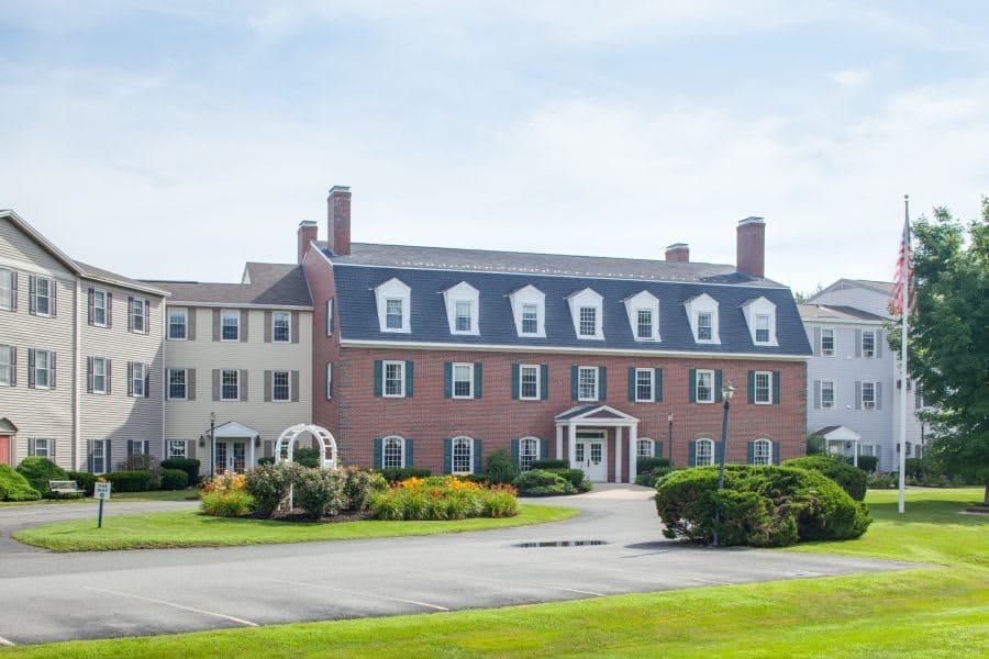 Exterior view of Langdon Place of Dover residential building