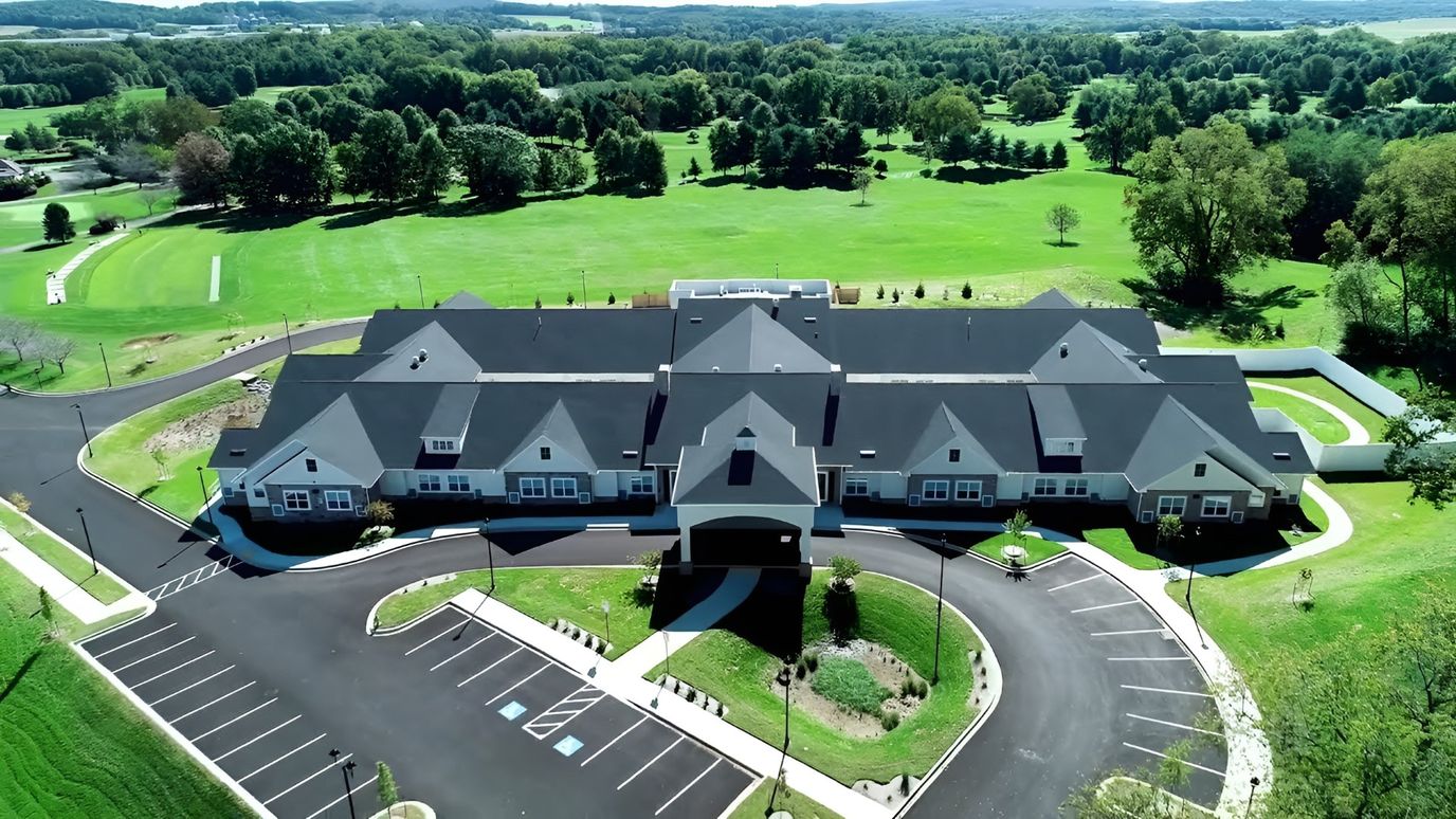 Aerial view of Silverado Frederick Memory Care Community