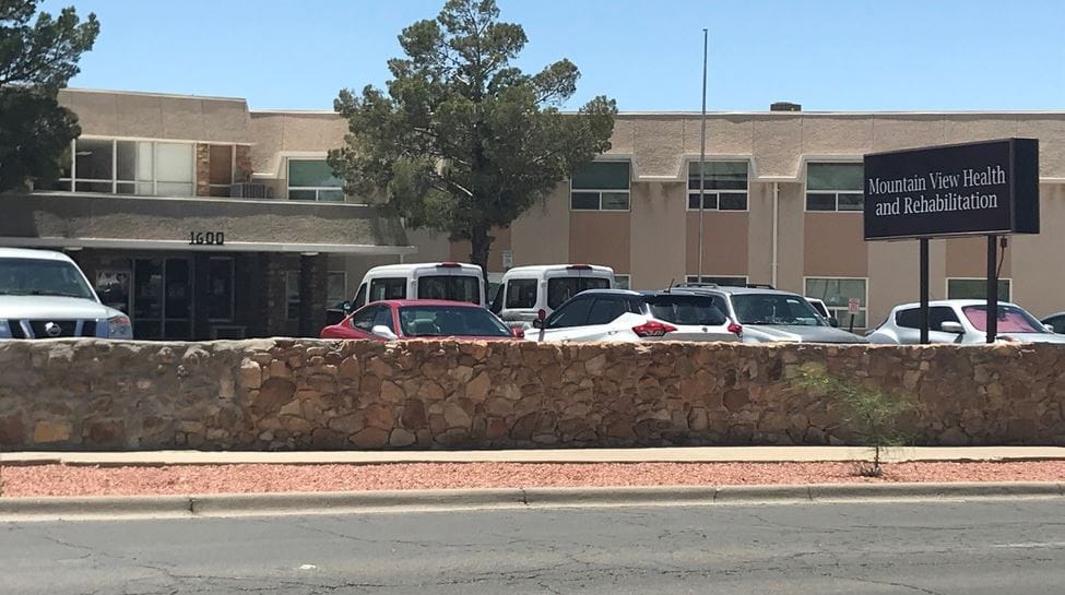 Exterior view of Mountain View Health and Rehabilitation facility