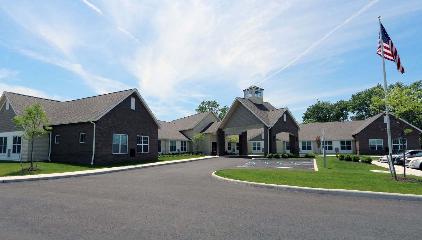Exterior view of Charter Senior Living of Oak Openings