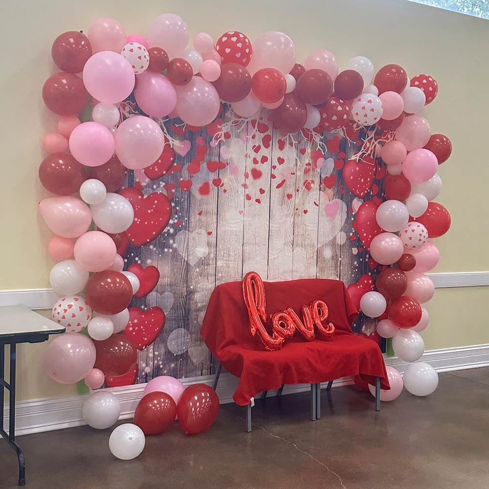 Balloon decoration for a celebration event