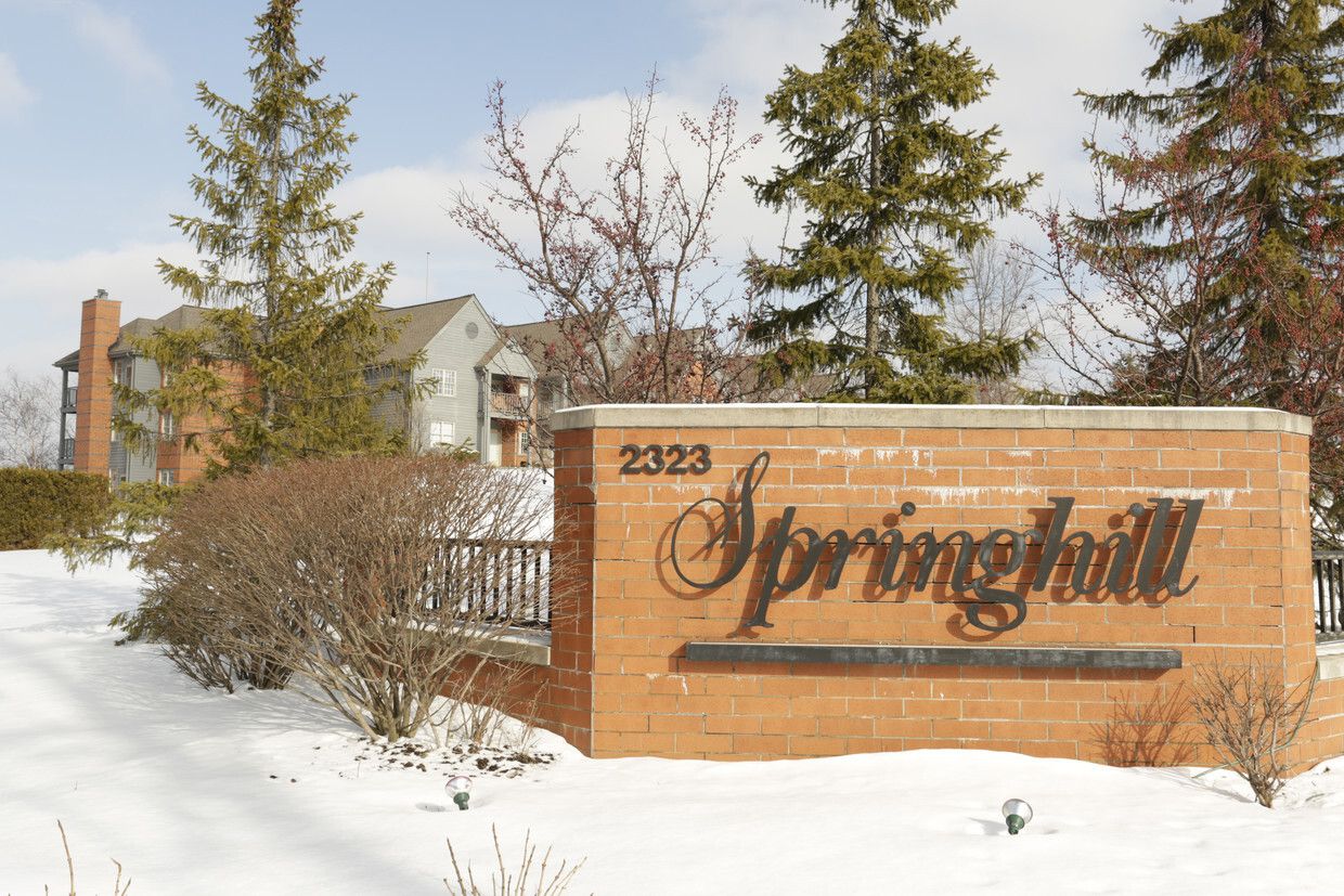 Entrance sign of the Springhill assisted living facility