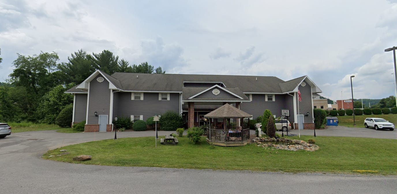 Exterior view of the Evergreen assisted living facility