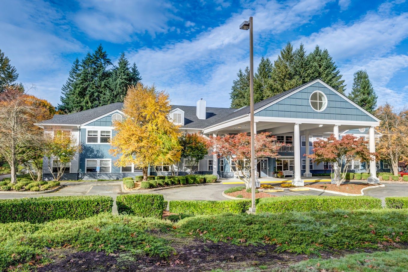 Exterior view of The Sequoia Assisted Living Community