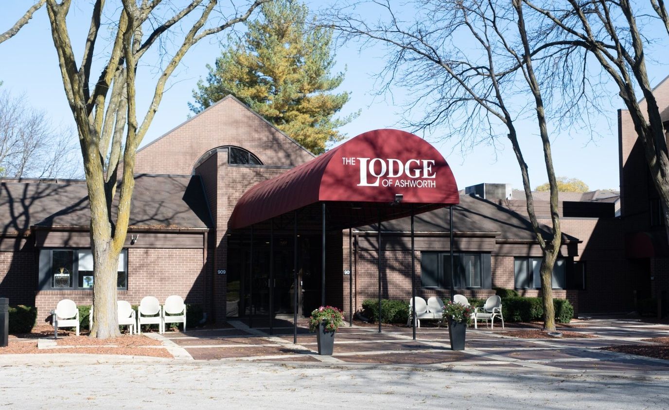 Exterior view of The Lodge of Ashworth entrance
