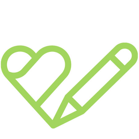 Facility logo on a green background