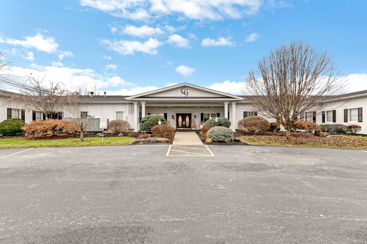 Exterior view of Cedar Grove Assisted Living facility