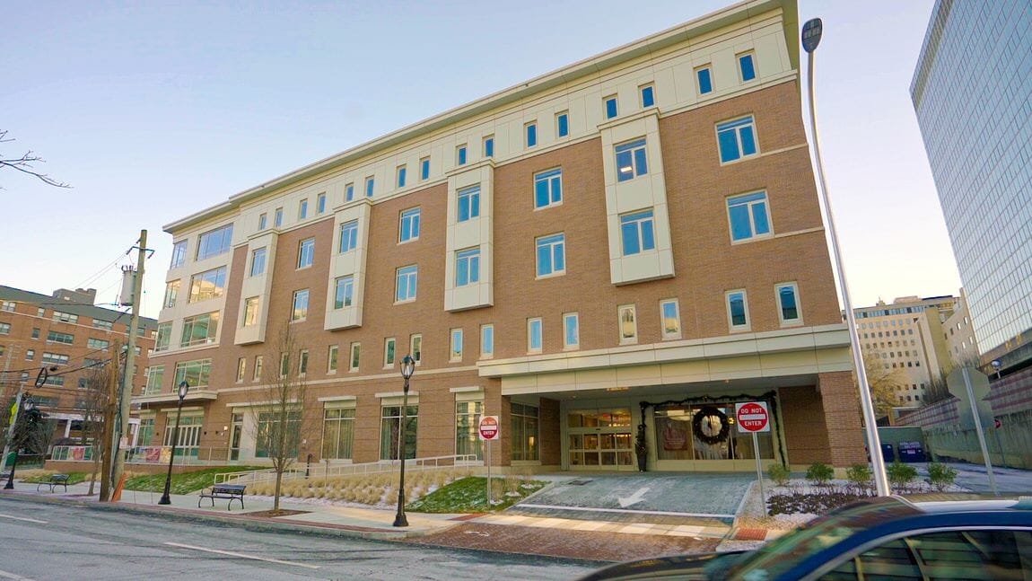 Exterior view of the Epic Rehabilitation and Healthcare facility