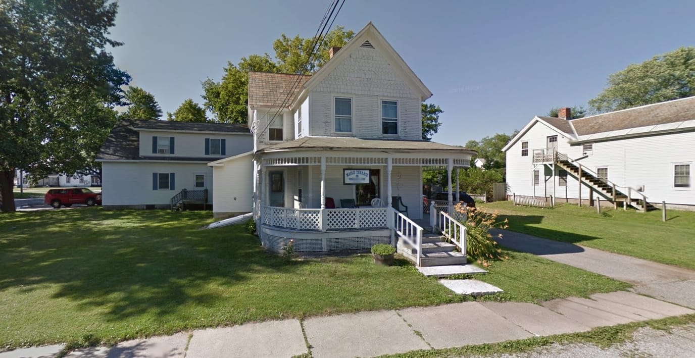 Exterior view of Maple Terrace Community Care building