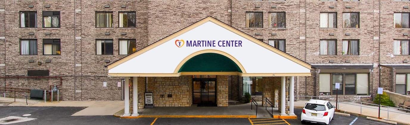 Exterior view of Martine Center entrance