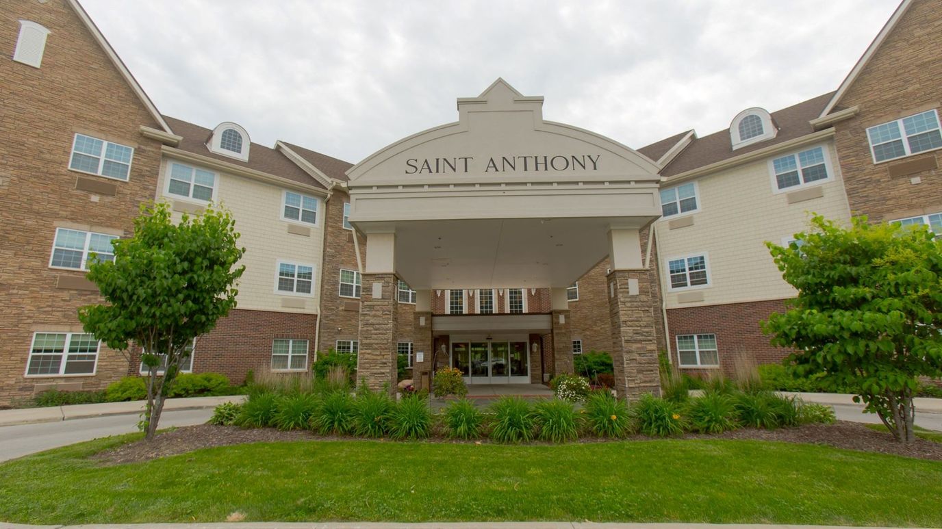 Exterior view of St. Anthony facility entrance