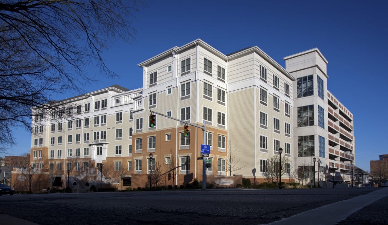 Exterior view of Kensington White Plains building