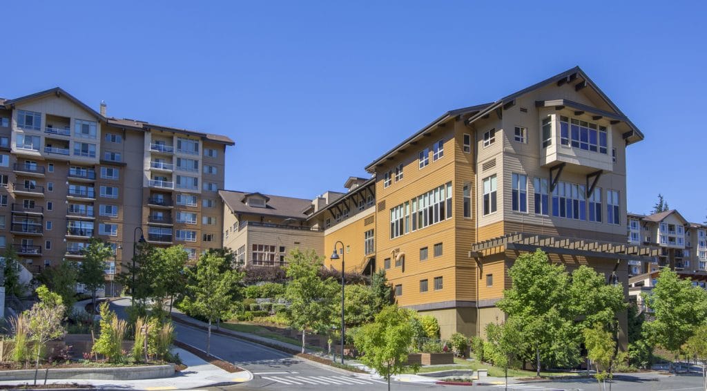 Exterior view of Timber Ridge assisted living facility