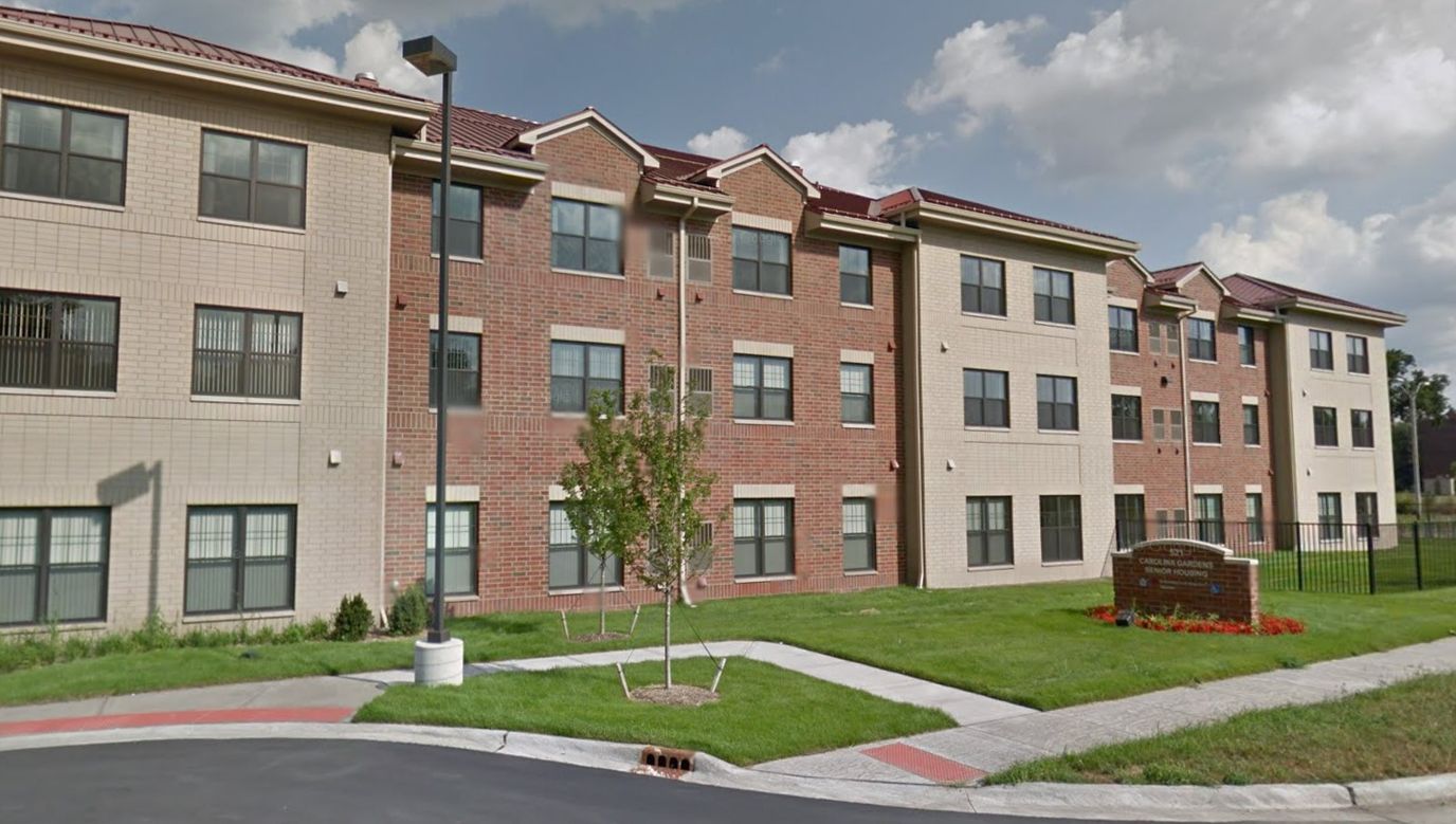 Exterior view of the facility with landscaping