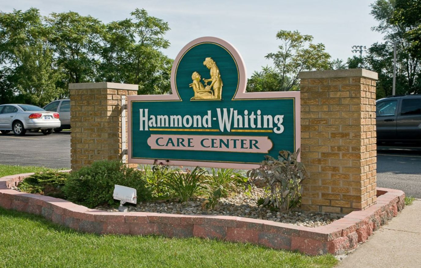 Sign for Hammond-Whiting Care Center at the entrance