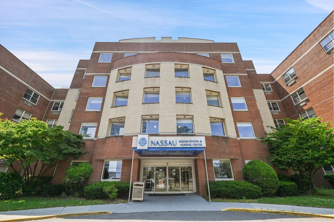 Front view of Nassau Rehabilitation and Nursing Center