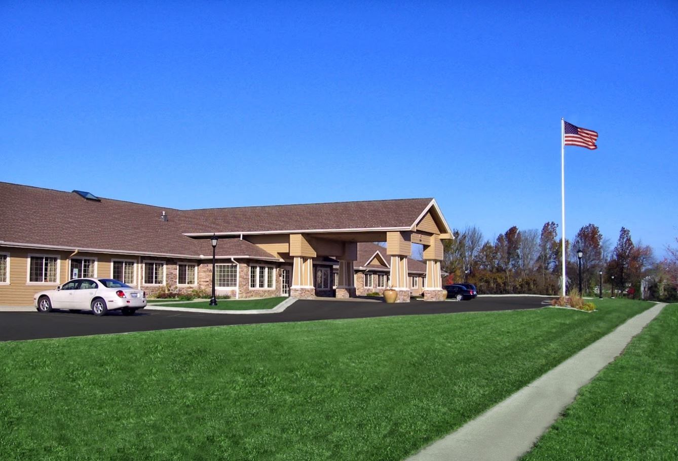 Exterior view of Amber Glen Memory Care facility
