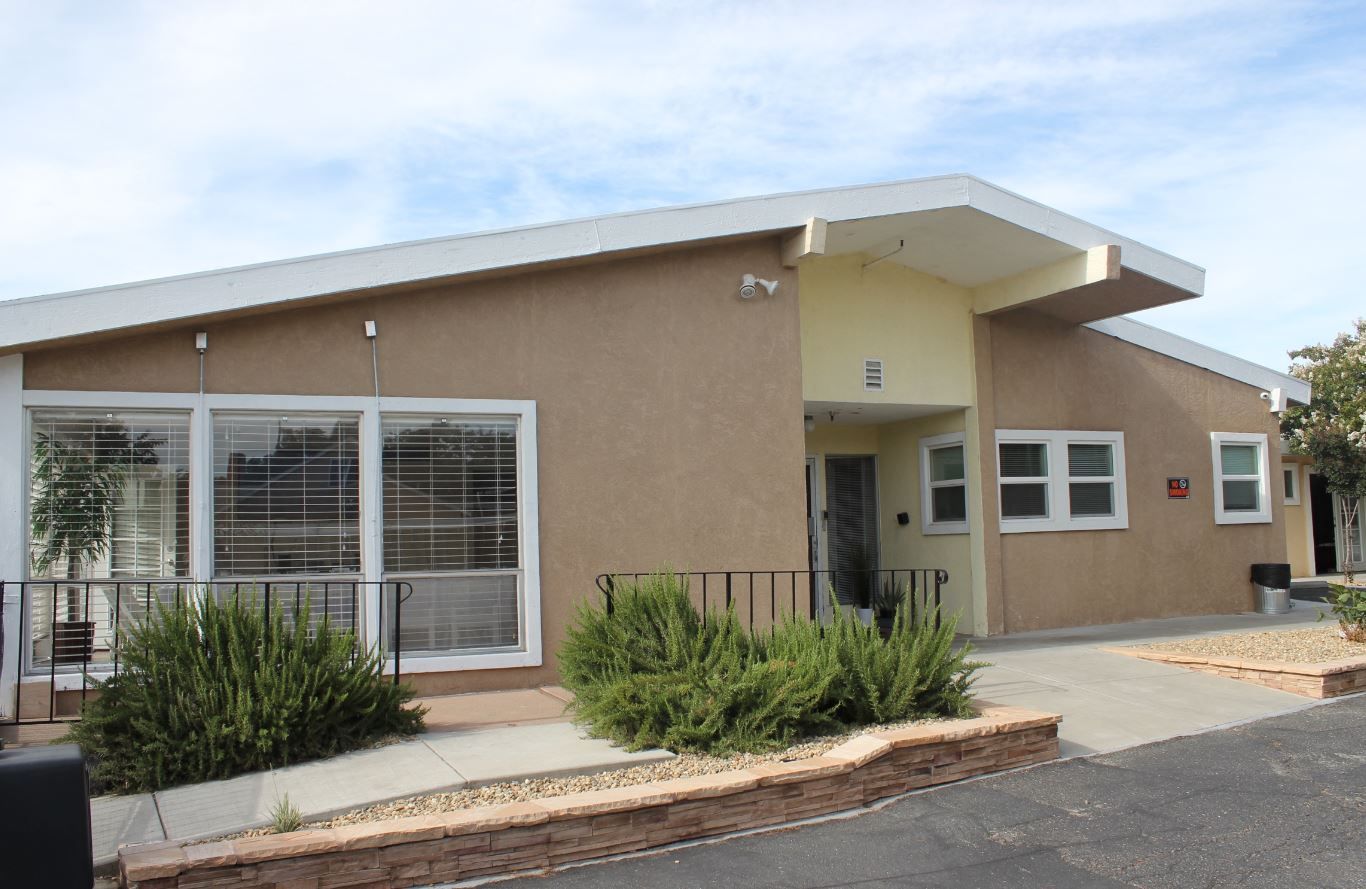 Exterior view of Friendship Care Home building