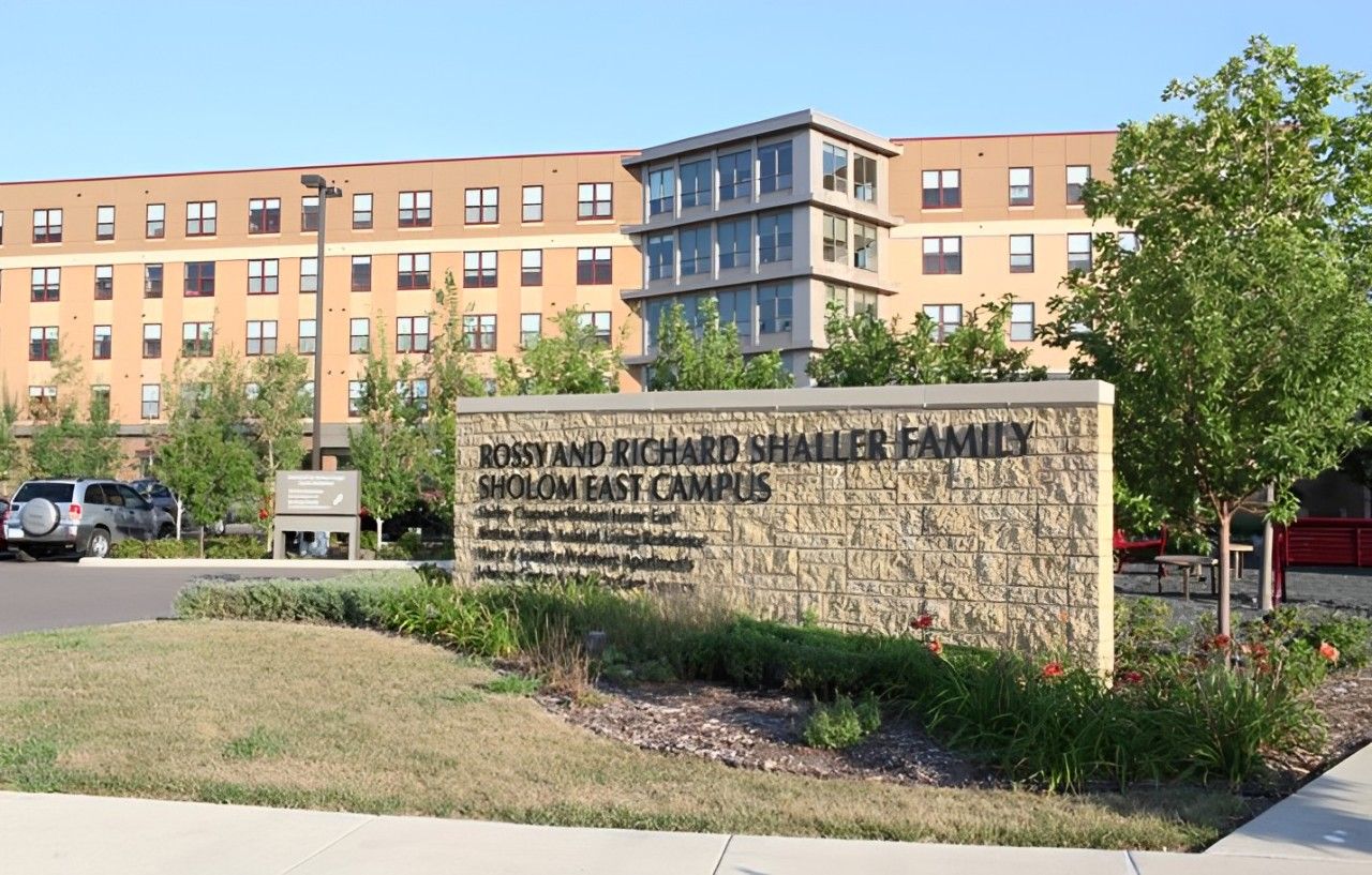 Exterior view of the Sholom East Campus building