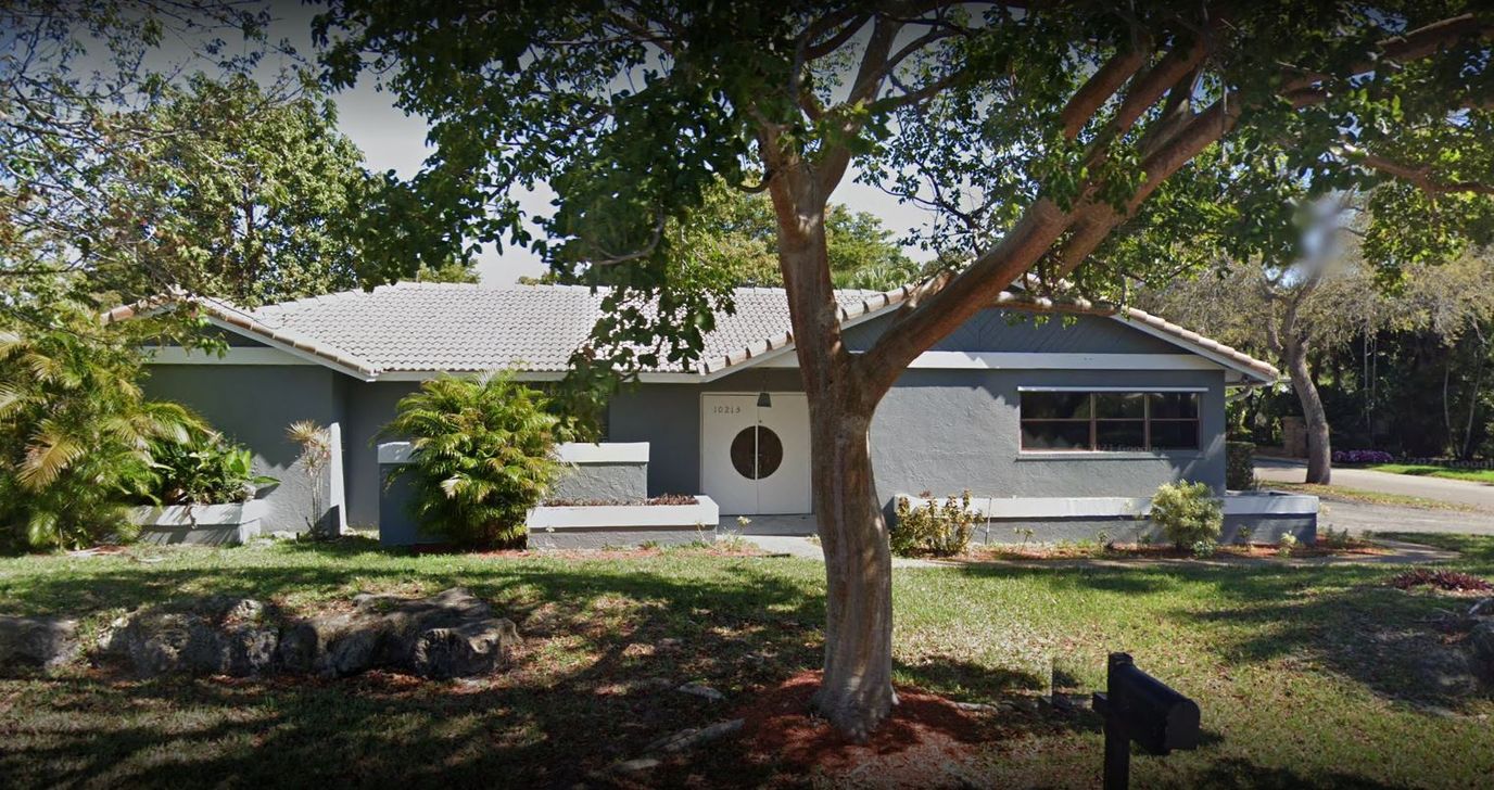 Exterior view of a single-story senior care facility