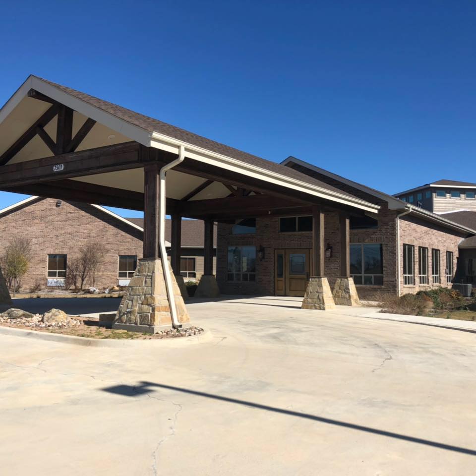 Entrance of St. Anthony's Care Center building