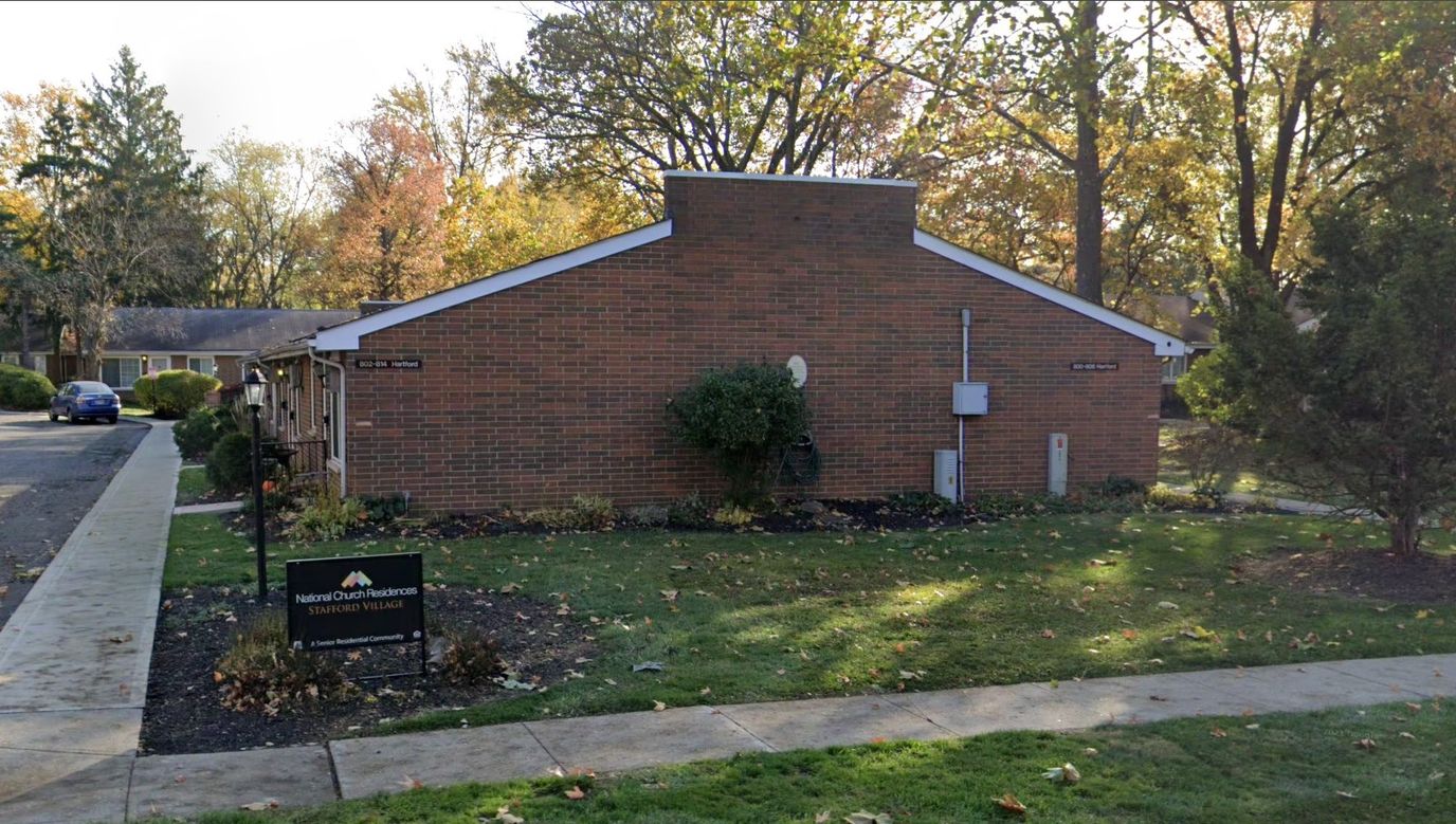 Exterior view of a senior living facility