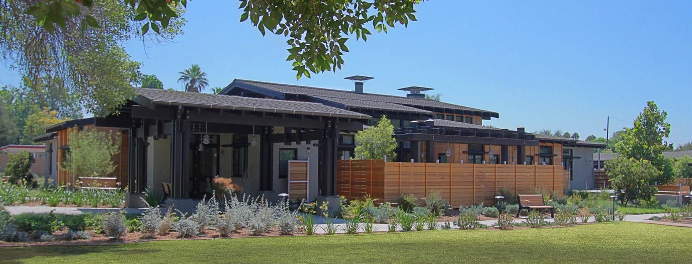 Exterior view of Taylor Villa, a senior living facility