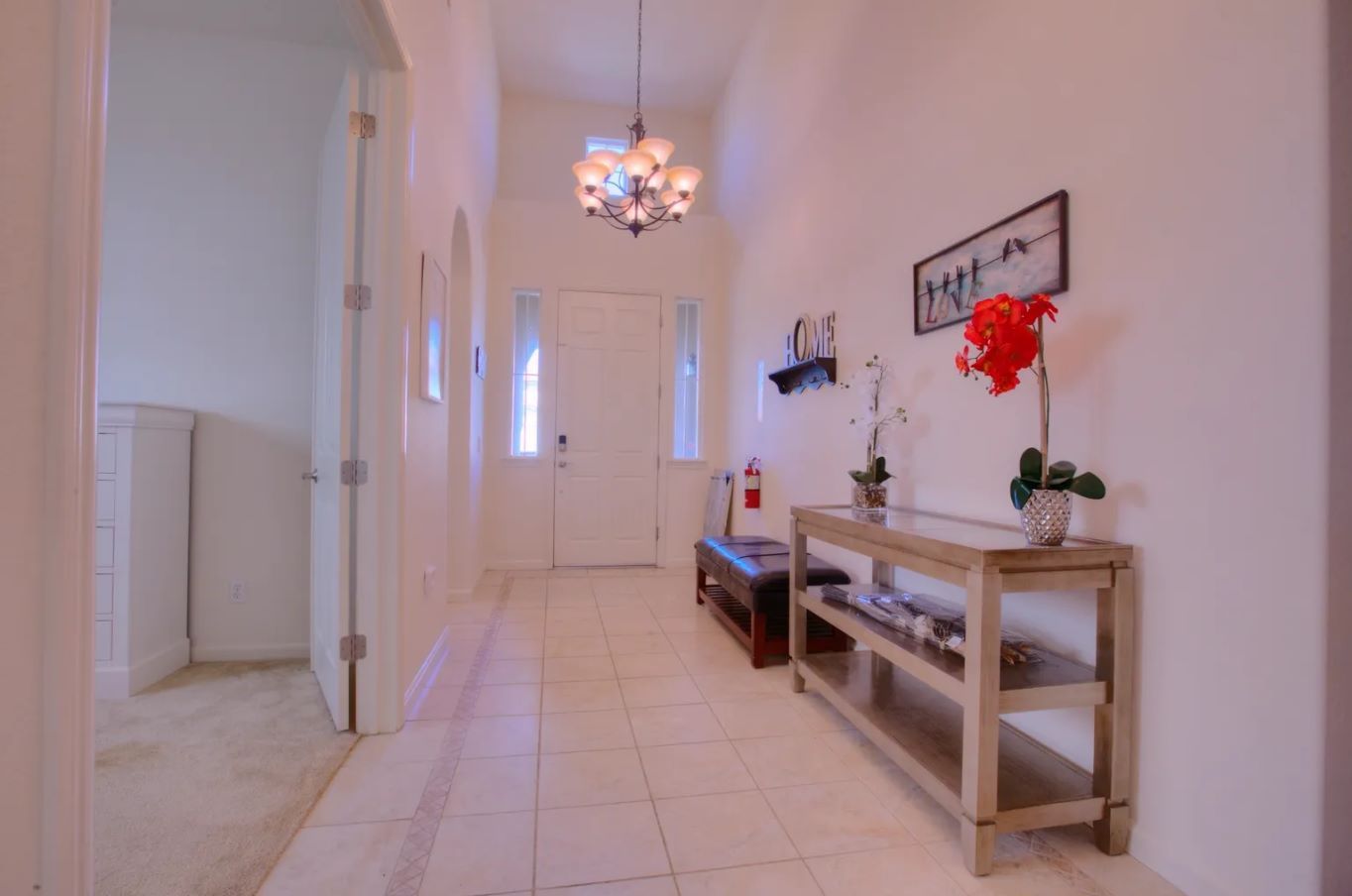 Bright and welcoming common area with seating