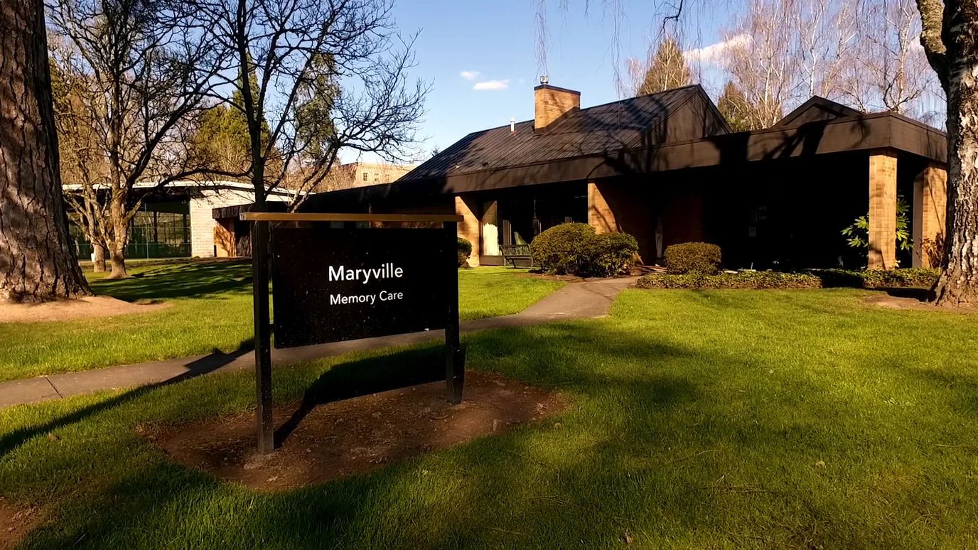 Exterior view of Maryville Memory Care facility