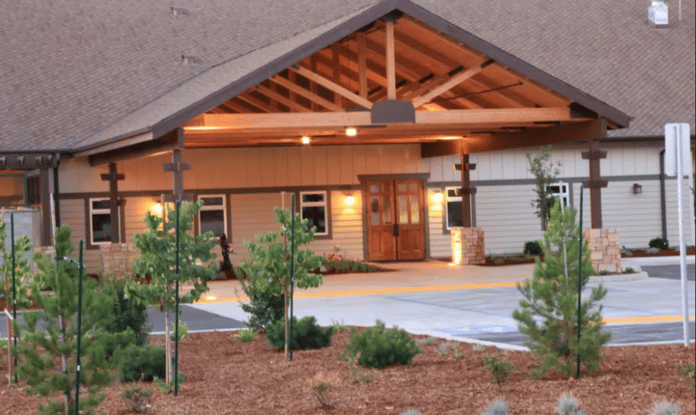 Entrance of Quail Park Memory Care Residences
