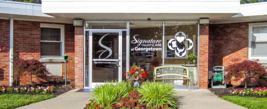 Front entrance of Signature HealthCARE of Georgetown
