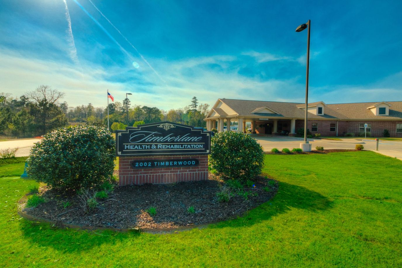 Exterior view of Timberlane Health & Rehabilitation facility