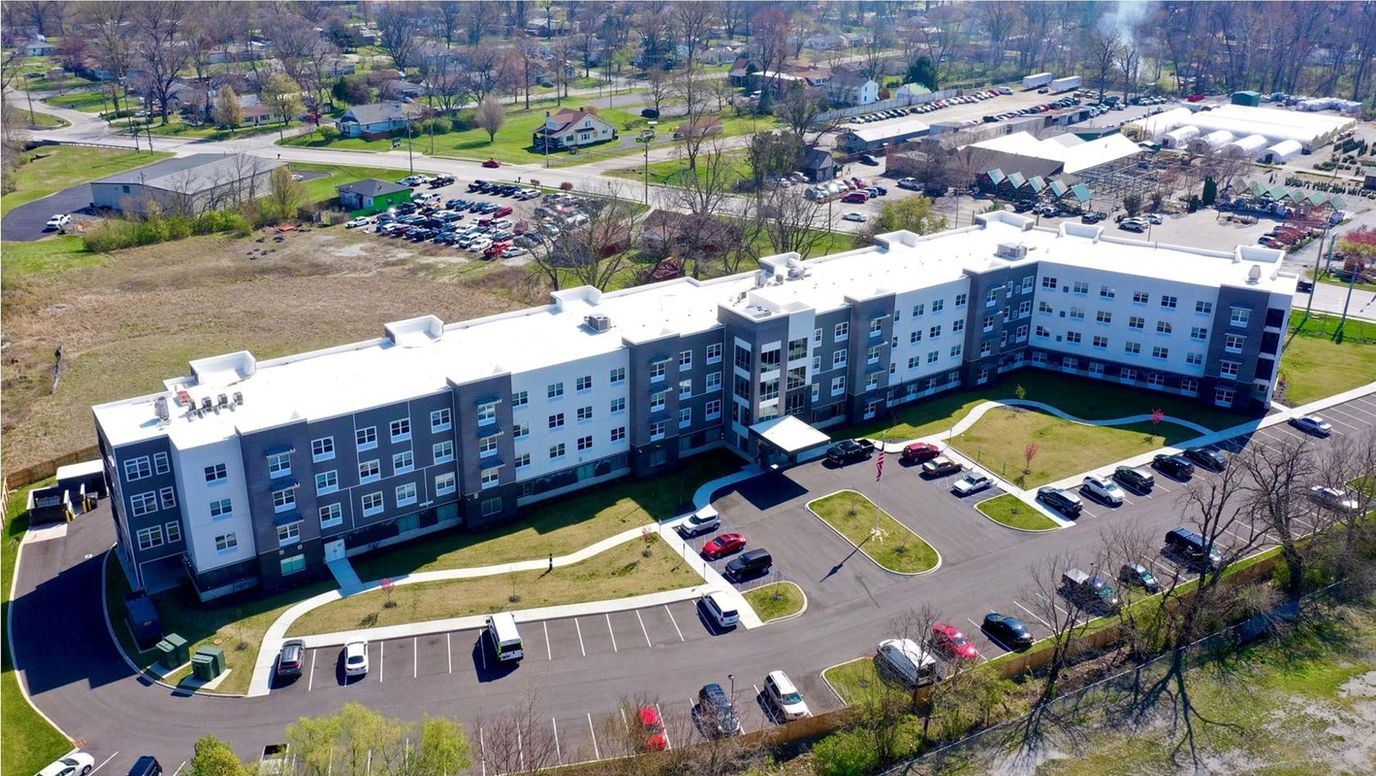 Aerial view of Vivera Senior Living facility