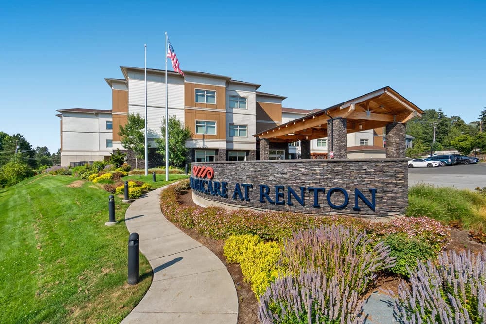 Exterior view of Mission Healthcare at Renton building