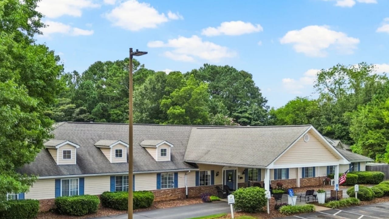 Exterior view of Bellevue Village at Neese Road