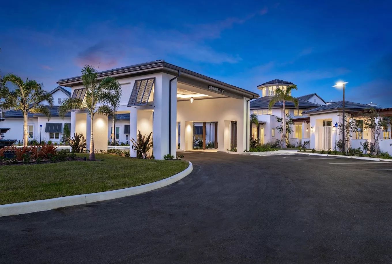 Exterior view of the Watercrest St. Lucie West entrance
