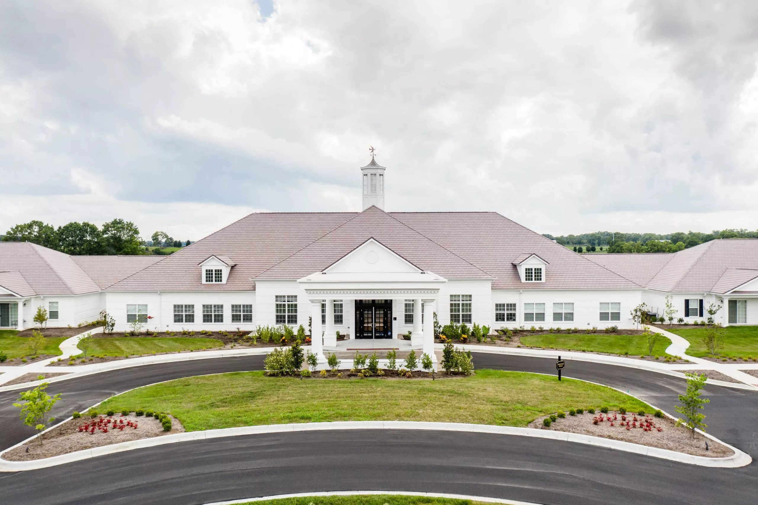 Exterior view of Ashton Grove senior living facility