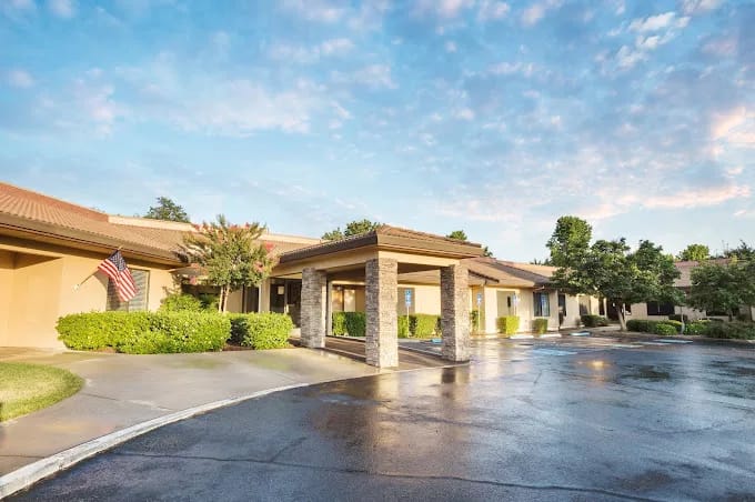 Exterior view of the Copper Ridge Care Center entrance