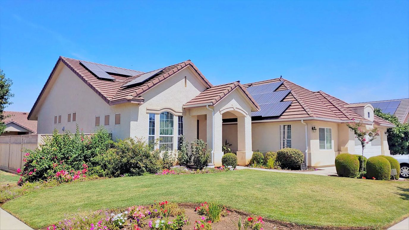 Exterior view of a single-story assisted living facility
