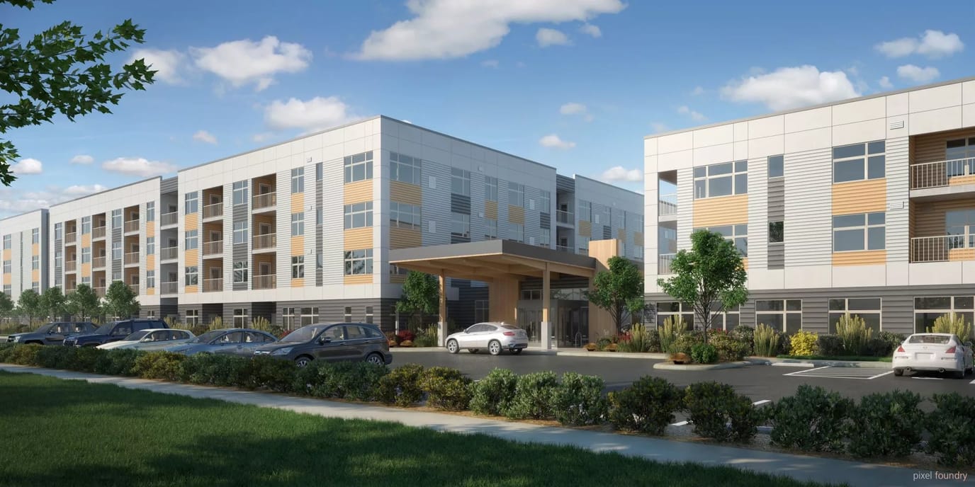 Exterior view of Anthology of Beaverton facility