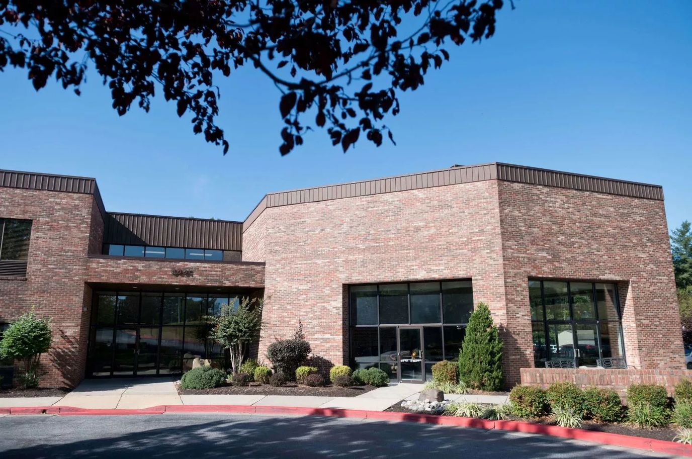Building exterior of a senior living facility