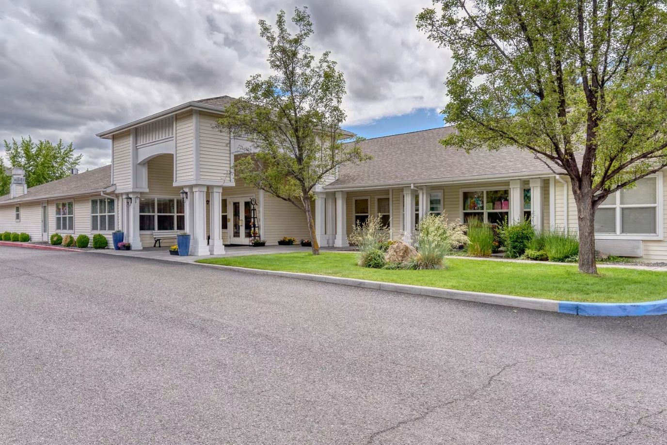 Exterior view of Awbrey Place Assisted Living facility