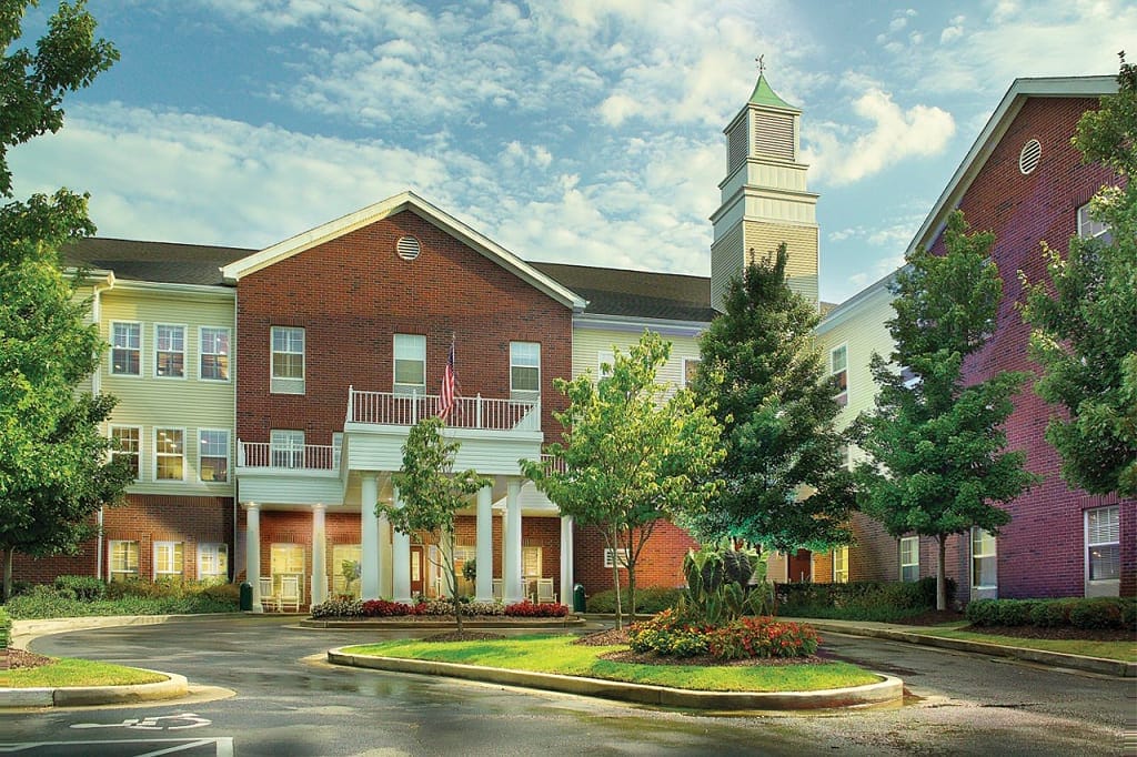 Exterior view of Belmont Village Senior Living Memphis