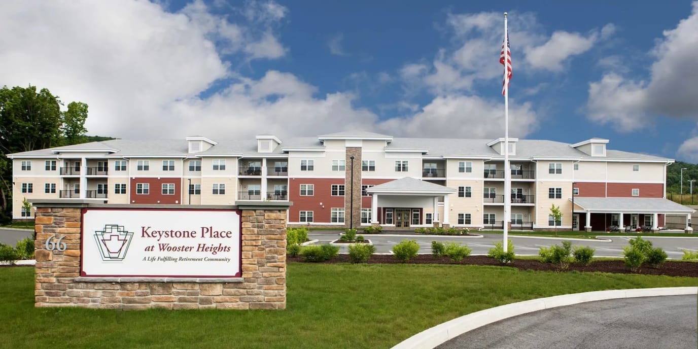 Exterior view of Keystone Place at Wooster Heights