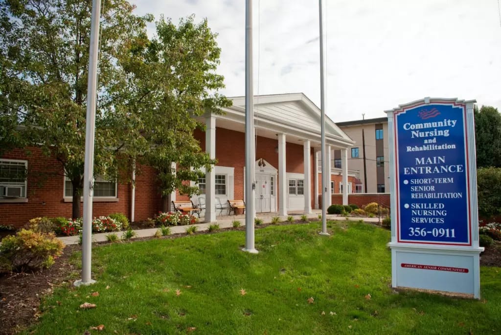 Exterior view of Community Nursing and Rehabilitation Center