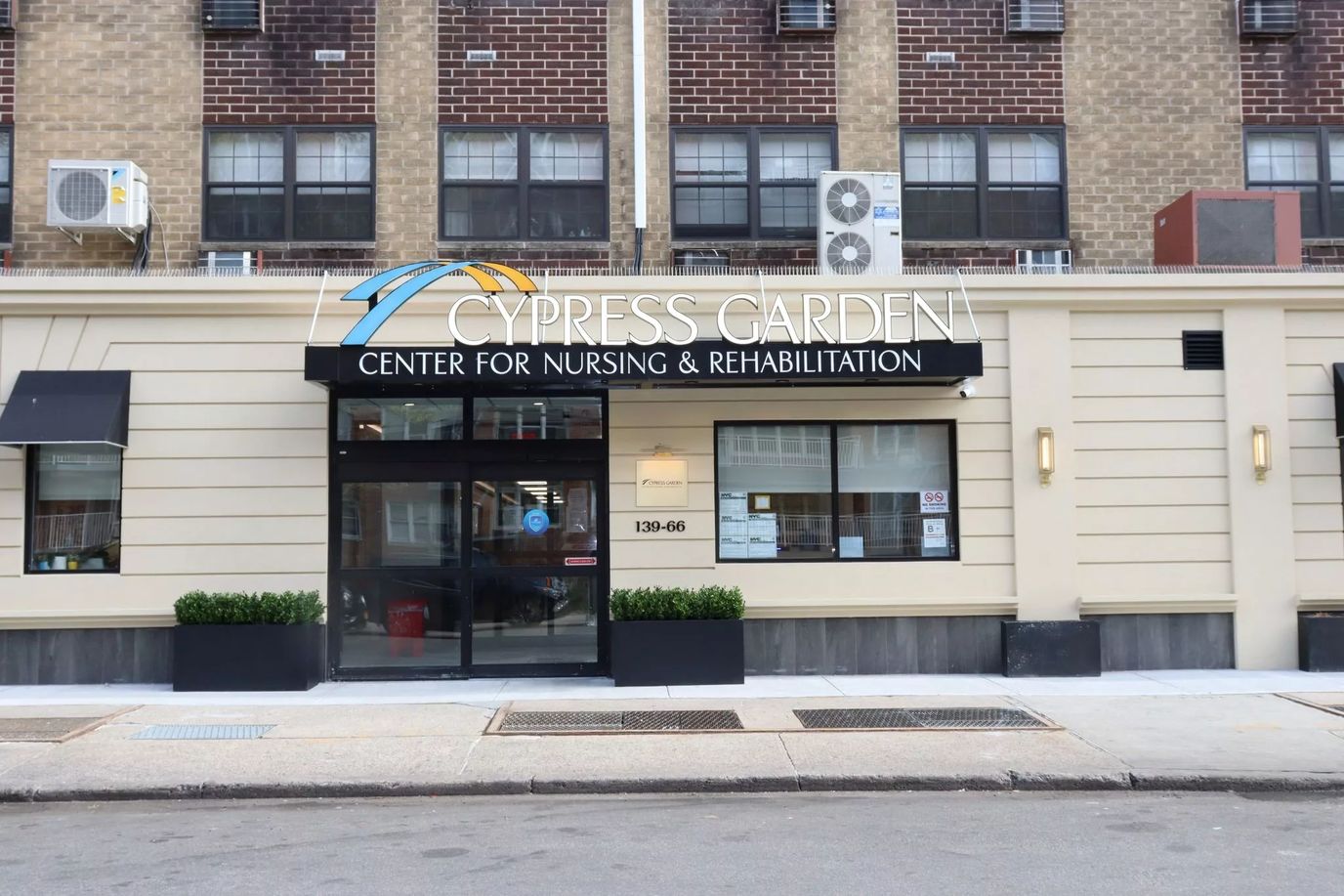Exterior view of Cypress Garden Center for Nursing & Rehabilitation