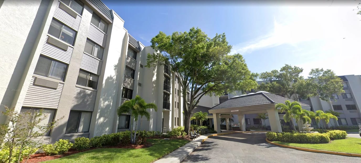 The exterior view of Grand Villa of Clearwater