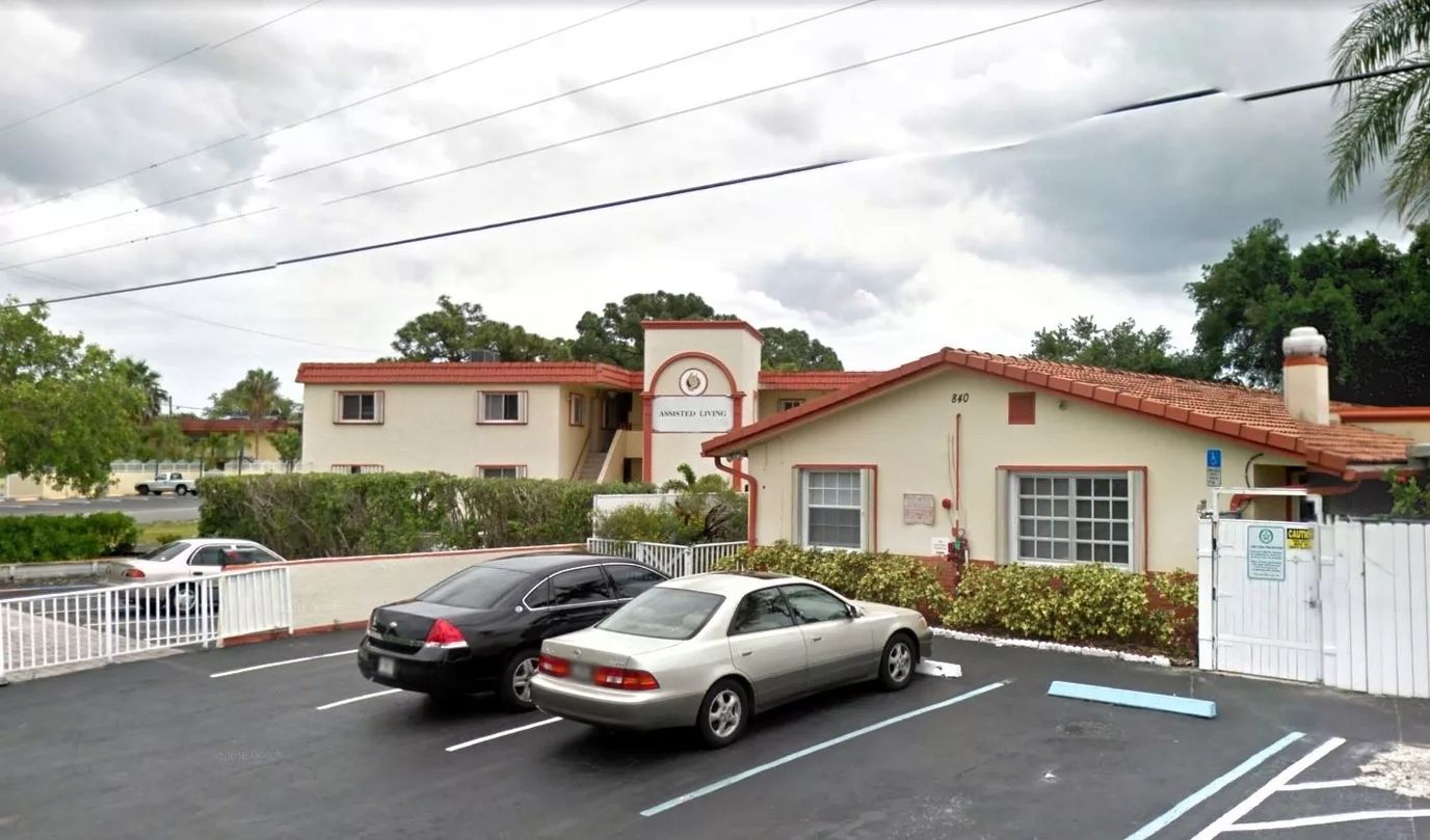 Exterior view of the Green Life Assisted Living Facility.