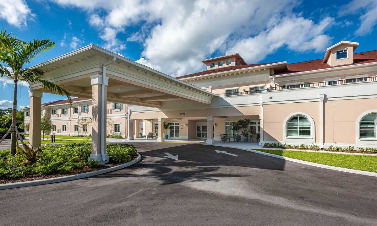 Exterior view of HarborChase of Wellington Crossing